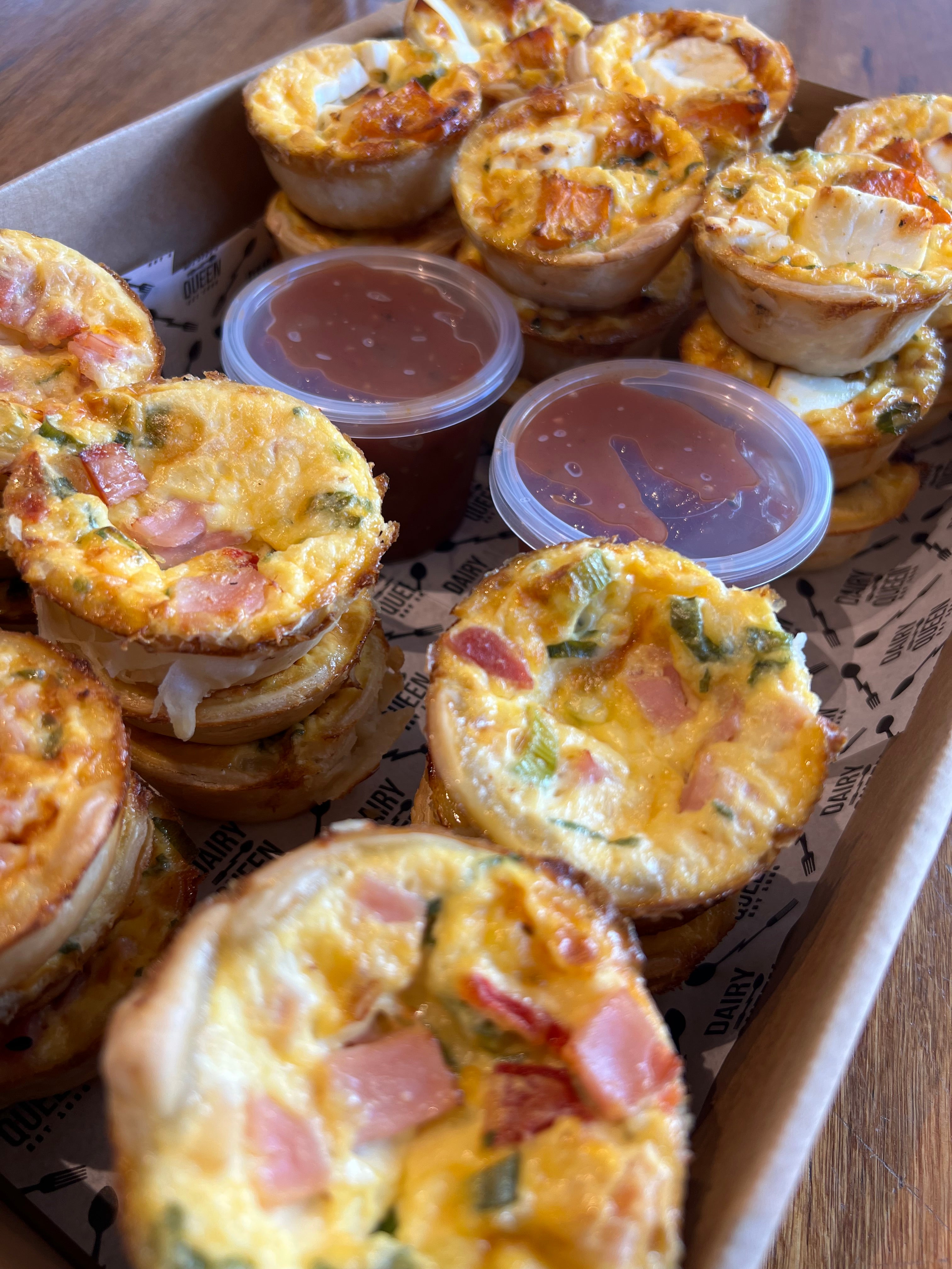 Homemade Mini Quiche Box